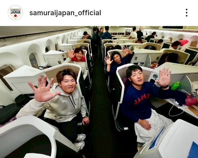 사무라이 재팬 공식 SNS 캡처 