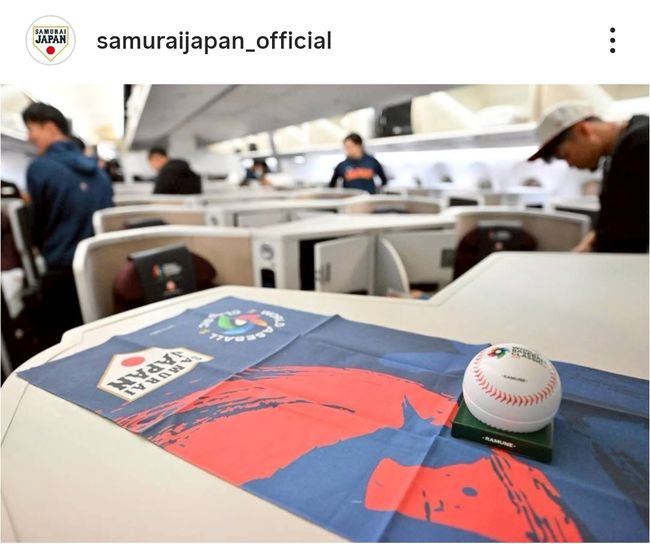 사무라이 재팬 공식 SNS 캡처 