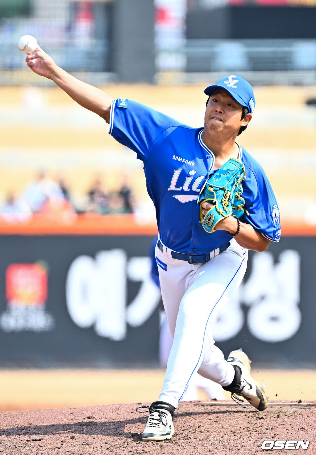 12일 대전 한화생명볼파크에서 2026 신한 SOL KBO리그 시범경기 한화 이글스와 삼성 라이온즈의 경기가 열렸다.시범경기는 오늘(12일)부터 오는 24일까지 진행되며, 각 팀이 12경기씩 치러 총 60경기가 펼쳐진다.삼성 선발 양창섭이 마운드 위에서 힘차게 공을 뿌리고 있다.  2026.03.12 /rumi@osen.co.kr