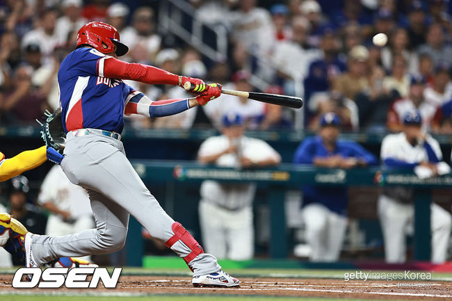 [사진] 도미니카 공화국 야구 대표팀 후안 소토. ⓒGettyimages(무단전재 및 재배포 금지)