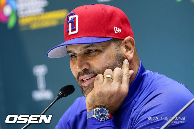 [사진] 도미니카공화국 알버트 푸홀스 감독 ⓒGettyimages(무단전재 및 재배포 금지)