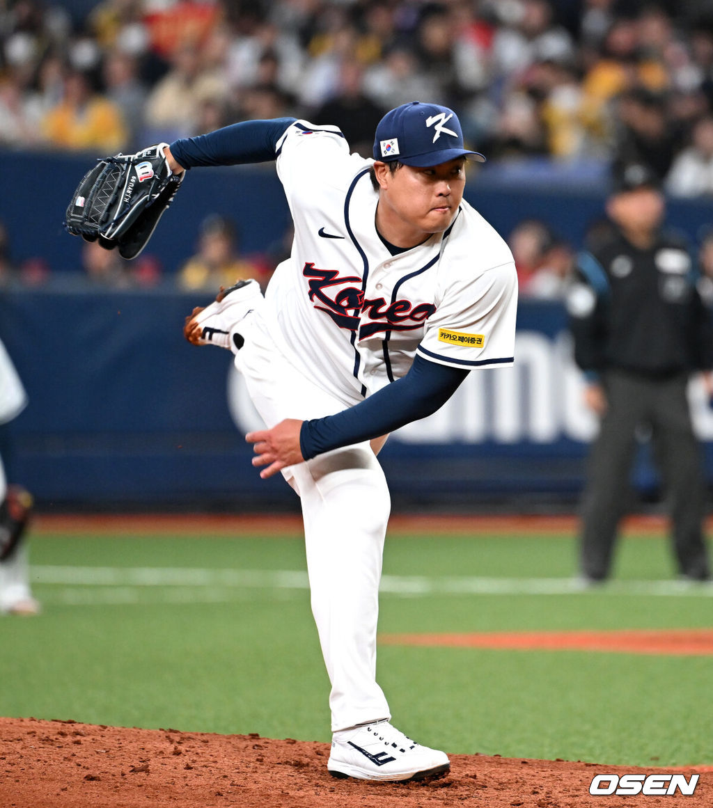 한국 야구 대표팀 류현진. /OSEN DB