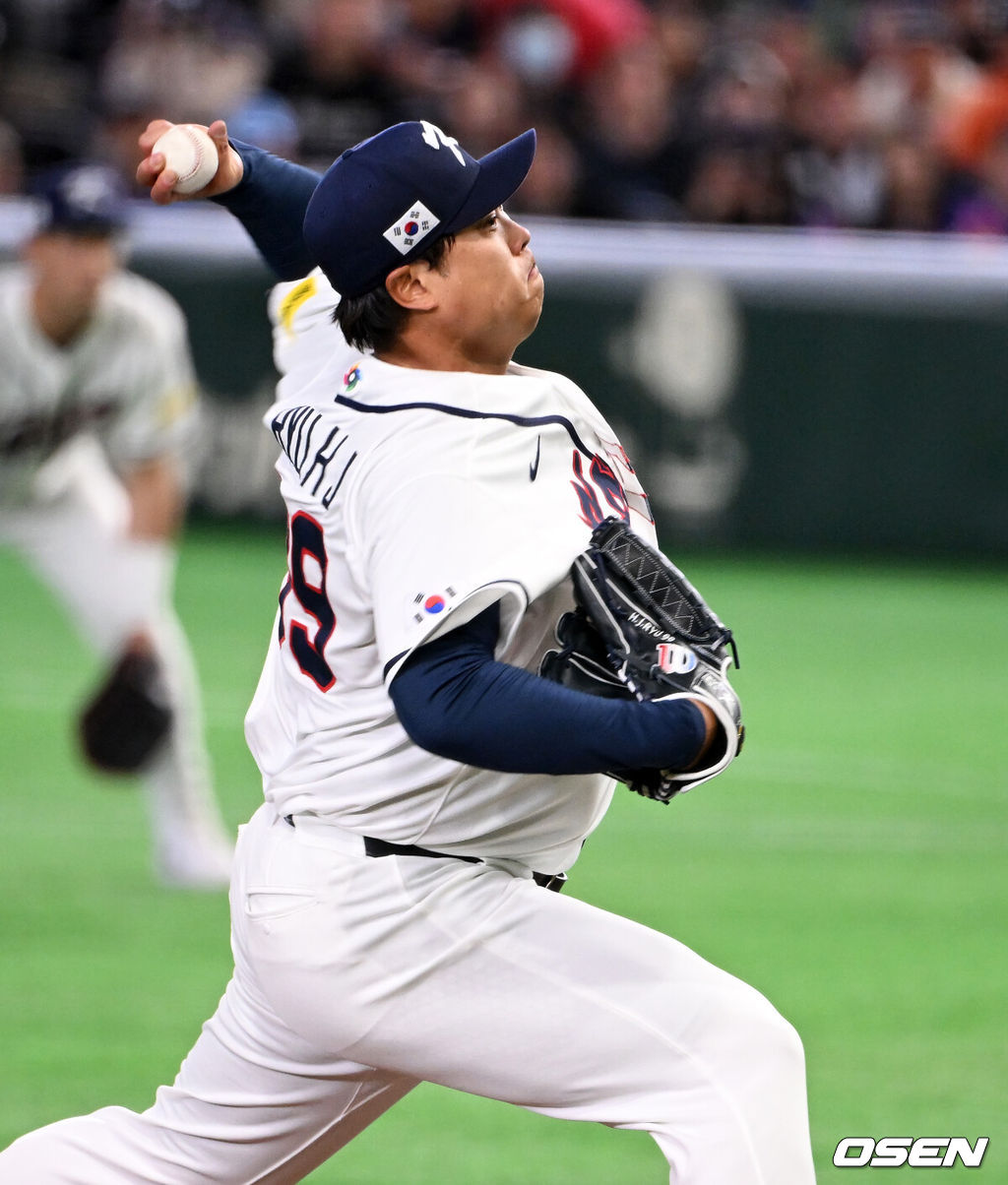 한국 야구 대표팀 류현진. /OSEN DB