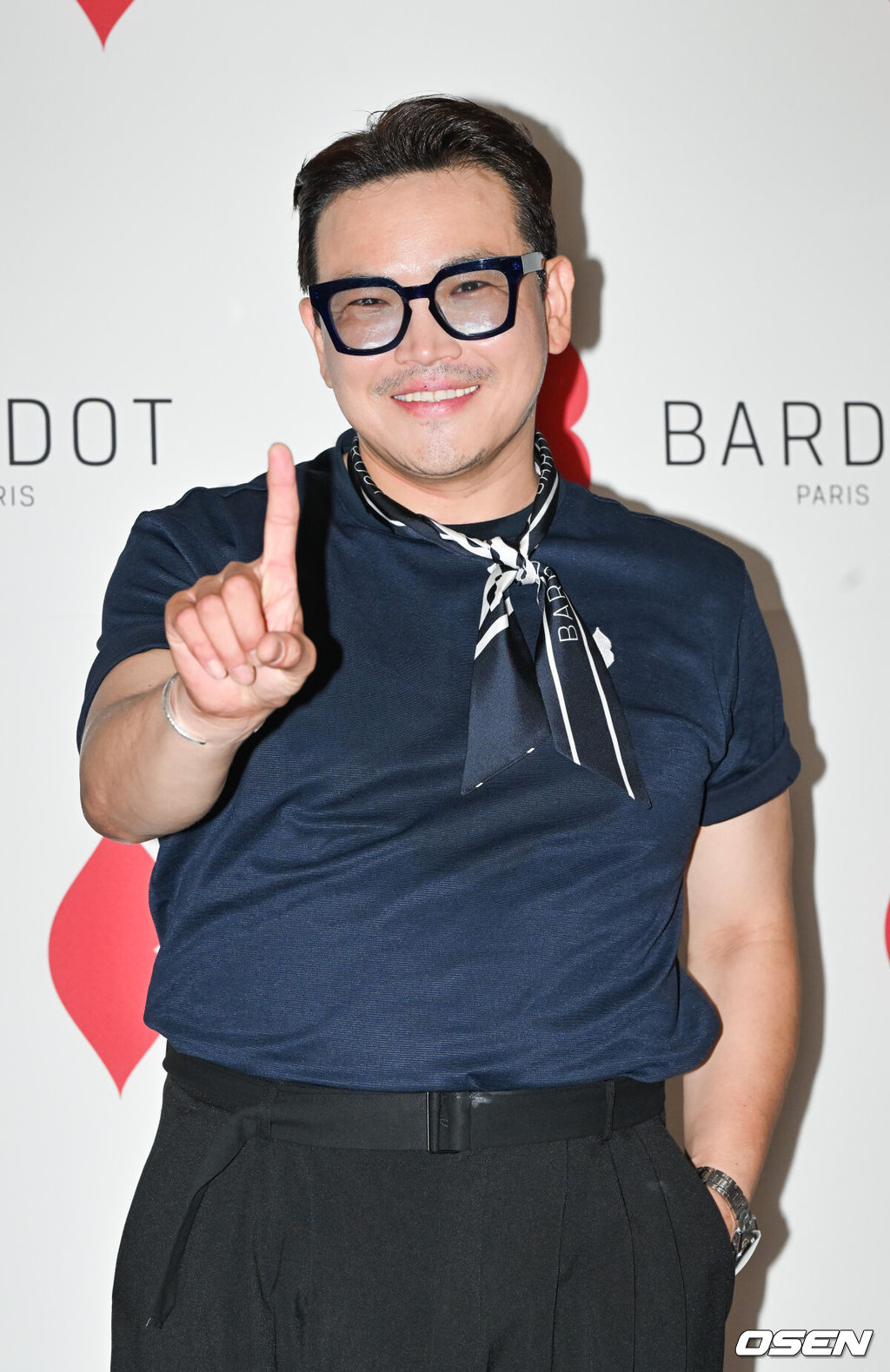 2일 오후 서울 강남구 논현동 한 스토어에서 패션 브랜드 바르도 (BARDOT) 한국 론칭 행사가 진행됐다. MC딩동이 포즈를 취하고 있다. 2024.07.02 / soul1014@osen.co.kr