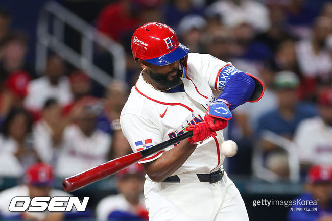 [사진] 도미니카 공화국 야구 대표팀 주니오르 카미네로. ⓒGettyimages(무단전재 및 재배포 금지)