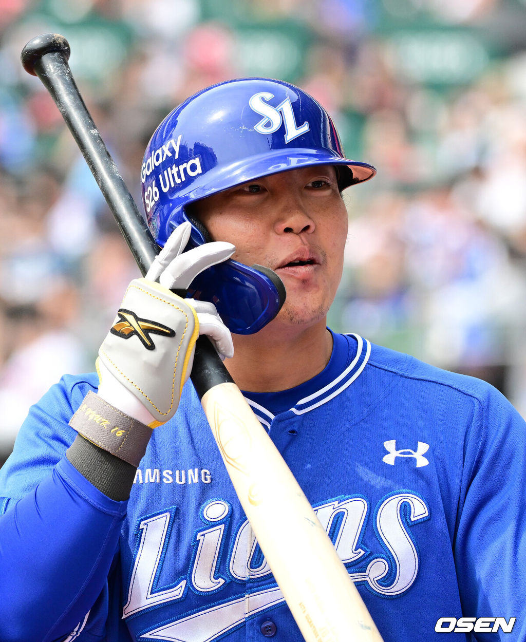 16일 인천 SSG랜더스필드에서 ‘2026 신한 SOL KBO리그’ 시범경기 SSG 랜더스와 삼성 라이온즈의 경기가 열렸다.시범경기는 오는 24일까지 각 팀당 12경기씩 총 60경기가 펼쳐진다.3회초 무사에서 삼성 류지혁이 선제 중월 솔로포를 날리며 기뻐하고 있다. 2026.03.16 / jpnews@osen.co.kr