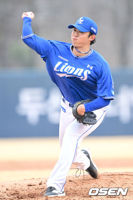 [OSEN=최규한 기자] 삼성 미야지 유라. 2026.03.15 / dreamer@osen.co.kr