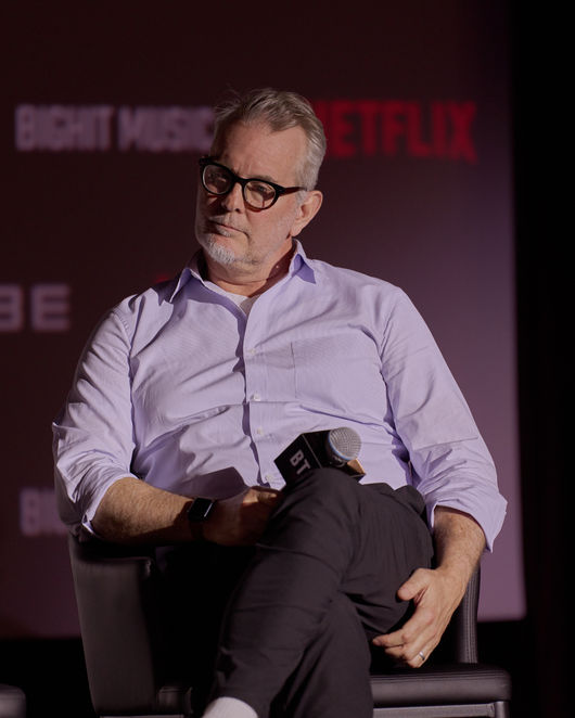 Garrett English at BTS The Comeback Live | Arirang at Gwanghwamun Square on March 21st in Seoul, Korea. Cr. Ji Sang Chung/Netflix © 2026