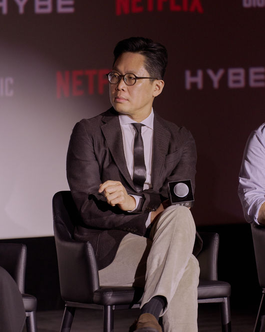 Brandon Yu at BTS The Comeback Live | Arirang at Gwanghwamun Square on March 21st in Seoul, Korea. Cr. Ji Sang Chung/Netflix © 2026