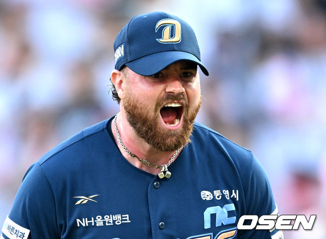 [OSEN=이대선 기자] NC 시절 로건 앨런. 2025.06.22 /sunday@osen.co.kr