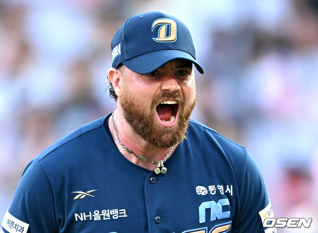 NC 시절 로건 앨런. 2025.06.22 /sunday@osen.co.kr