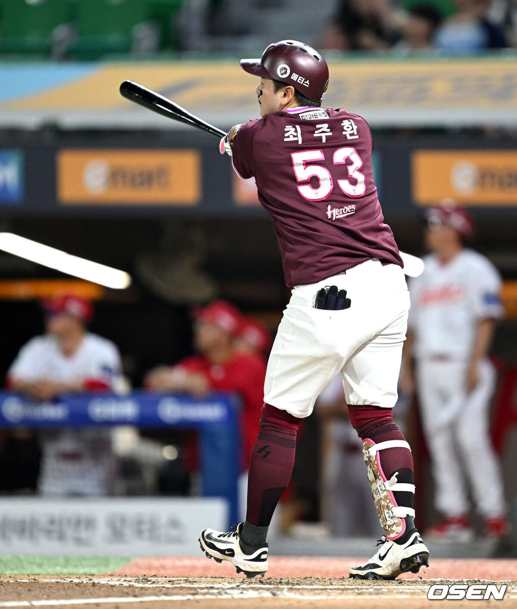 키움 히어로즈 최주환. /OSEN DB