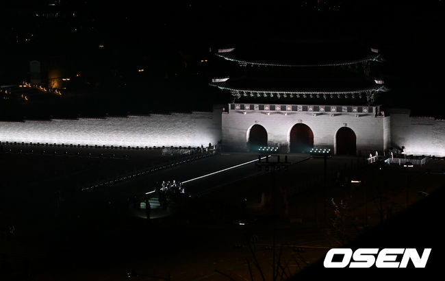 [OSEN=박준형 기자] 21일 오후 서울시 종로구 광화문 광장에서 'BTS&nbsp;컴백 라이브: 아리랑'(BTS&nbsp;THE&nbsp;COMEBACK&nbsp;LIVE&nbsp;|&nbsp;ARIRANG) 공연이 열렸다.