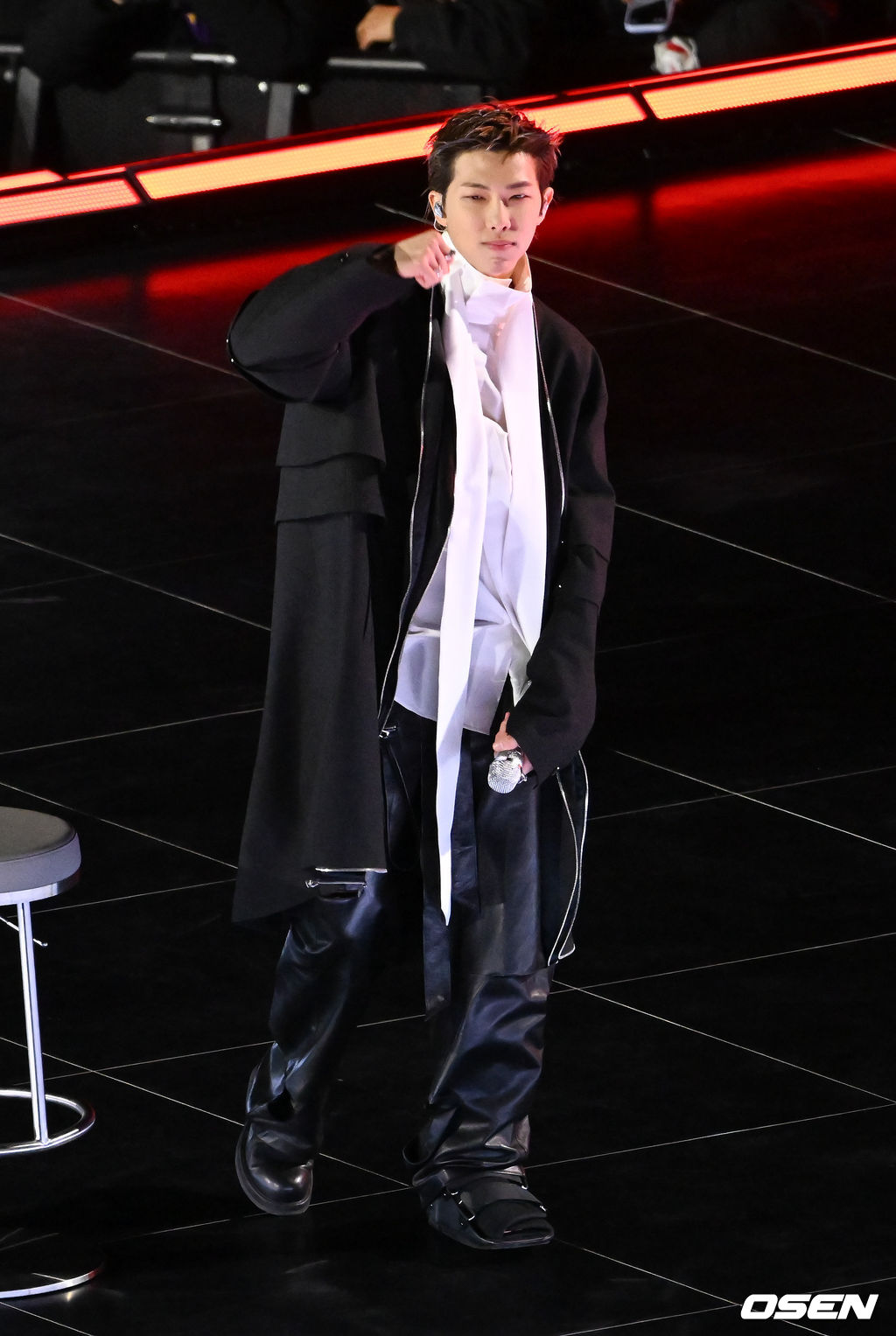 부상 투혼 발휘한 RM (사진=민경훈 기자)