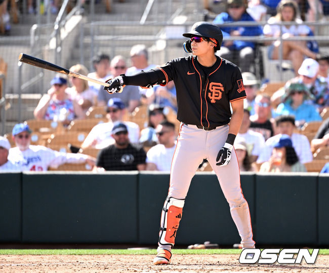 [OSEN=이대선 기자] 샌프란시스코 자이언츠 이정후 2025.03.02 /sunday@osen.co.kr
