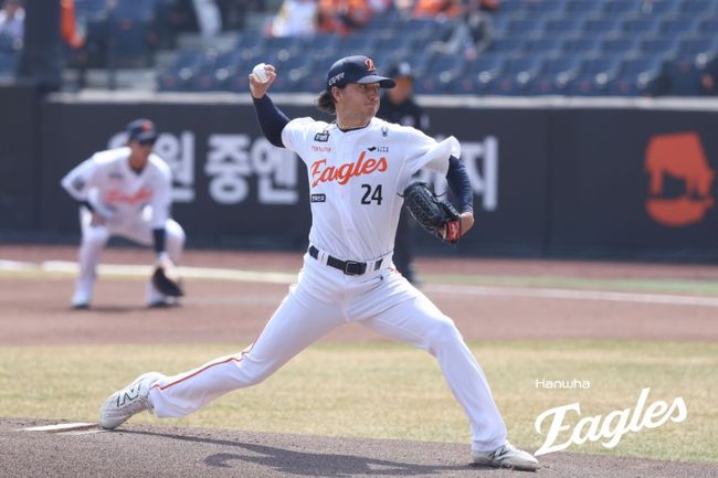 한화 이글스가 24일 대전 한화생명 볼파크에서 열린 2026 신한 SOL KBO리그 NC와의 최종전에서 9-8 끝내기 승리를 거뒀다. 이날 승리로 한화는 6승6패로 시범경기를 마무리, 3월 28일 대전에서 키움 히어로즈와의 정규시즌 개막전을 치른다. 한화 이글스