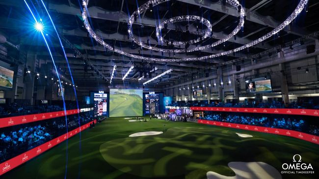오메가(OMEGA)가 TGL의 시즌 전반에 걸쳐 타임키핑 기술을 통해 새로운 스포츠 경험을 만들어가고 있다. / 오메가