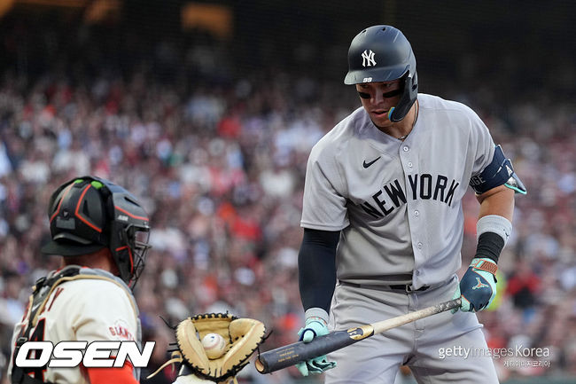 [사진] 애런 저지. ⓒGettyimages(무단전재 및 재배포 금지)