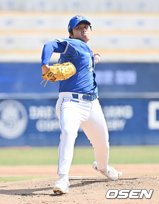 [OSEN=창원, 이석우 기자] 삼성 라이온즈 이승현 048 2026.03.19 / foto0307@osen.co.kr