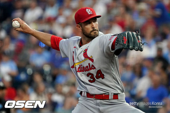[사진] 메이저리그 세인트루이스 카디널스 시절 드류 버하겐 ⓒGettyimages(무단전재 및 재배포 금지)
