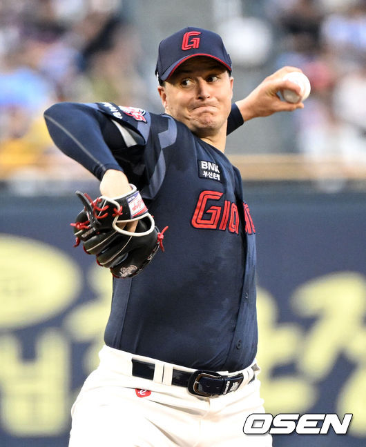 [OSEN=이대선 기자] 롯데 시절 터커 데이비슨. 2025.07.19 /sunday@osen.co.kr