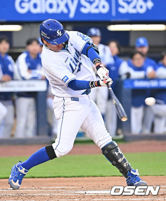 [OSEN=대구, 이석우 기자] 삼성 라이온즈 강민호 014 2026.03.23 / foto0307@osen.co.kr