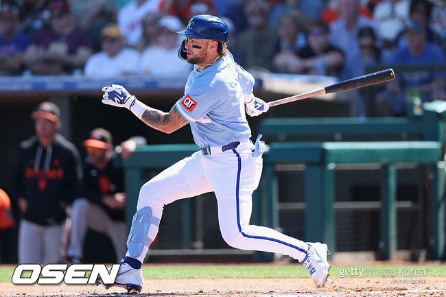 [사진] 캔자스시티 로열스 카터 젠슨. ⓒGettyimages(무단전재 및 재배포 금지)
