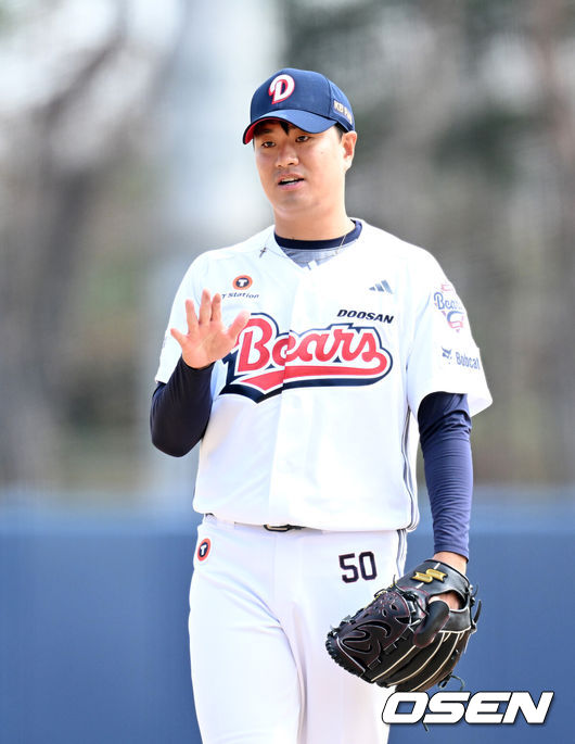 [OSEN=이대선 기자] 두산 이영하 2026.03.14 /sunday@osen.co.kr