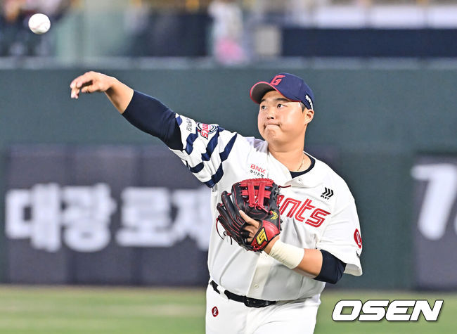 [OSEN=부산, 이석우 기자] 롯데 자이언츠 한동희 / foto0307@osen.co.kr