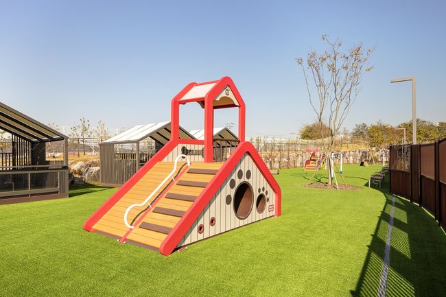 기아 인증중고차 센터 평택 직영점 부대 시설인 펫파크.