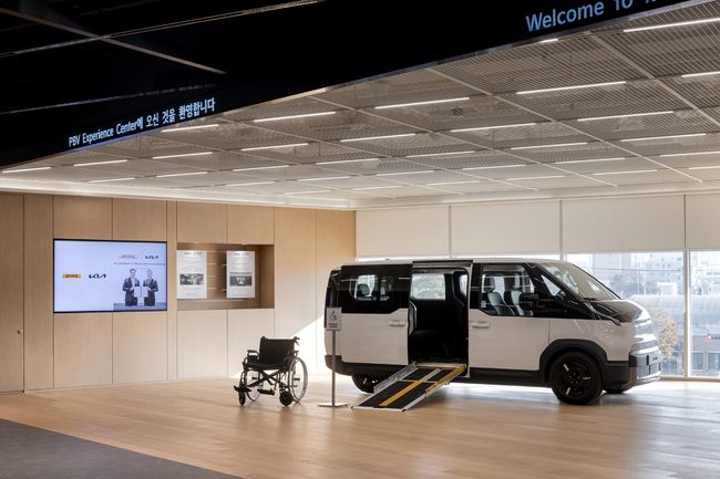 PBV 익스피리언스 센터 인스파이어링 존.