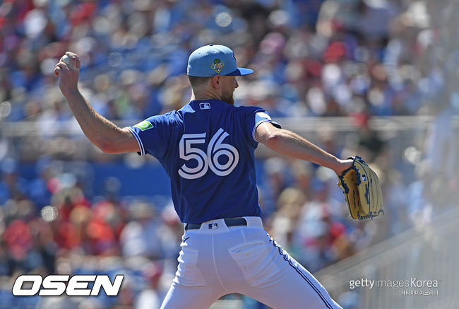 [사진] 토론토 블루제이스 에릭 라우어. ⓒGettyimages(무단전재 및 재배포 금지)
