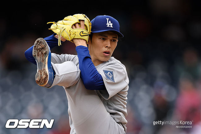 [사진] LA 다저스 사사키 로키. ⓒGettyimages(무단전재 및 재배포 금지)