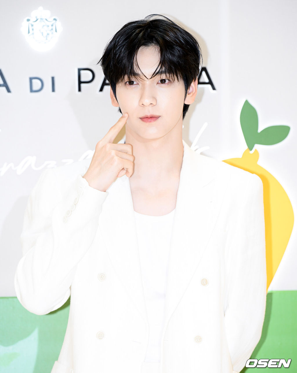 8일 오전 서울 송파구 롯데 에비뉴엘 잠실점에서 한 이탈리아 니치 향수 브랜드 팝업 오픈 기념 포토월 행사가 열렸다.이날 행사에는 TXT(투모로우바이투게더) 수빈, 황희찬, 유승호, 공명, 손나은, 이즈나 세비&사랑이 참석했다.TXT(투모로우바이투게더) 수빈이 포즈를 취하고 있다. 2025.07.08 /cej@osen.co.kr