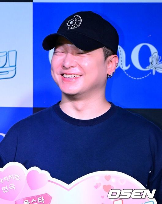 응원하기 위해 참석한 가수 량현량하 량하가 포즈를 취하고 있다. 2024.08.05 / jpnews@osen.co.kr