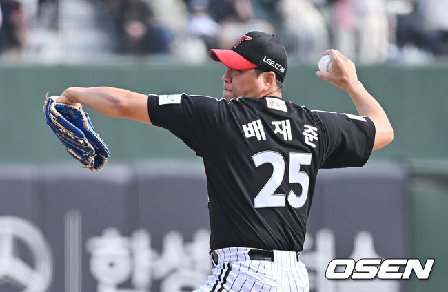 [OSEN=부산, 이석우 기자] LG 트윈스 배재준 134 2026.03.15 / foto0307@osen.co.kr