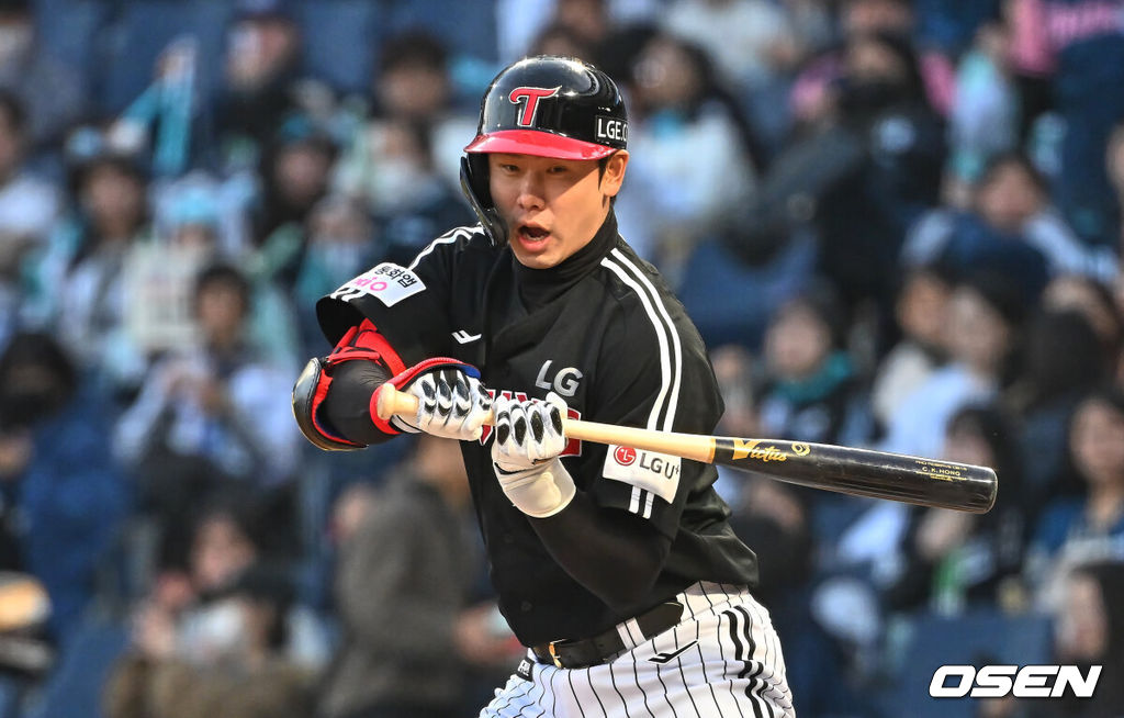 LG 트윈스 홍창기 181 2026.04.08 / foto0307@osen.co.kr