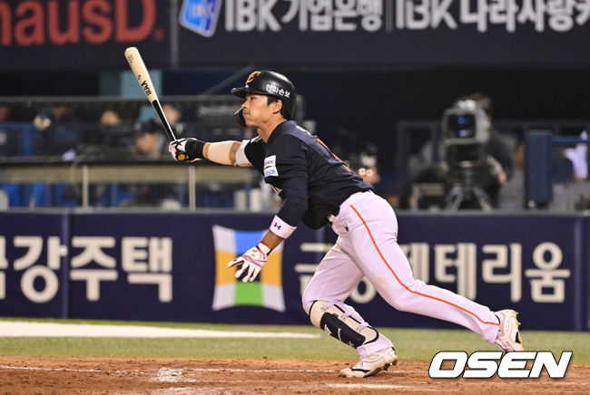 [OSEN=박준형 기자] 한화 오재원 2026.04.03  / soul1014@osen.co.kr
