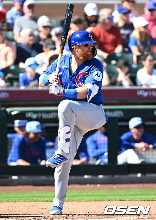 [OSEN=이대선 기자] 시카고 컵스 시절 저스틴 터너. 2025.02.27 / sunday@osen.co.kr