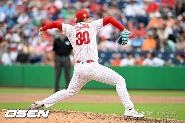 [사진] 터커 데이비슨. ⓒGettyimages(무단전재 및 재배포 금지)