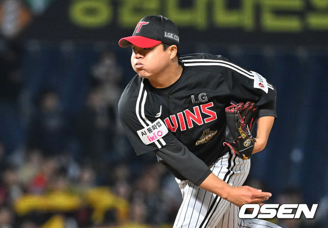 [OSEN=창원, 이석우 기자] LG  장현식 2026.04.08 / foto0307@osen.co.kr