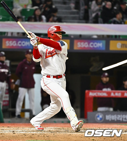 SSG 랜더스 김재환. /OSEN DB