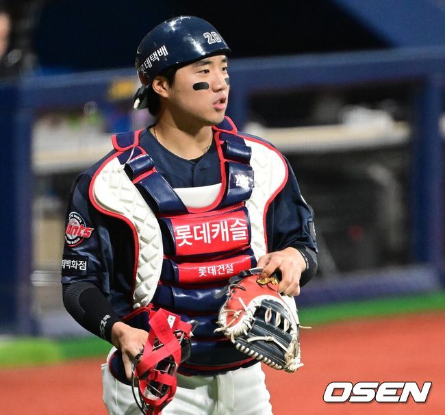 [OSEN=지형준 기자] 롯데 손성빈. 2026.04.10 /jpnews@osen.co.kr