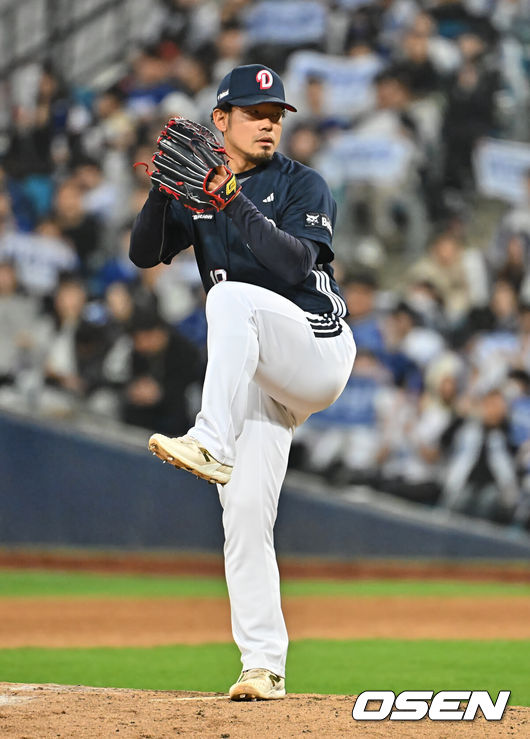 [OSEN=대구, 이석우 기자] 두산 베어스 타무라 108 2026.04.02 / foto0307@osen.co.kr