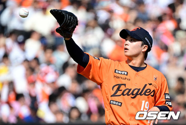 [OSEN=최규한 기자] 한화 왕옌청. 2026.03.29 / dreamer@osen.co.kr