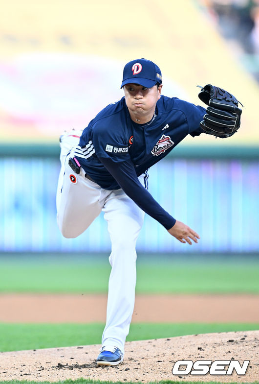 [OSEN=민경훈 기자] 두산 이영하. 2026.04.15 / rumi@osen.co.kr