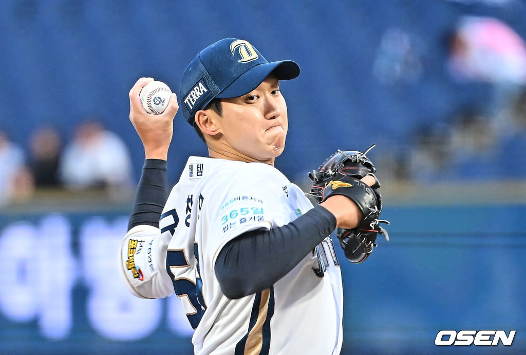 16일 창원NC파크에서 2026 신한 SOL KBO 리그 NC 다이노스와 KT 위즈의 경기가 열렸다. 홈팀 NC는 구창모가, 방문팀 KT는 사우어가 선발 출전했다. NC 다이노스 선발투수 구창모가 역투하고 있다. 2026.04.16 / foto0307@osen.co.kr