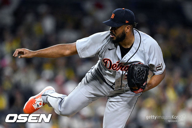 [사진] 디트로이트 켄리 잰슨 ⓒGettyimages(무단전재 및 재배포 금지)