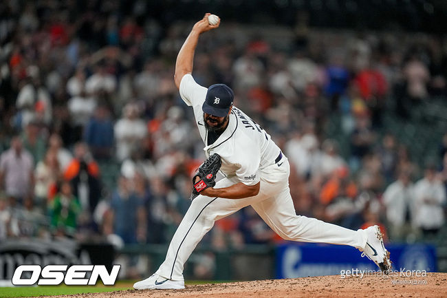 [사진] 디트로이트 켄리 잰슨 ⓒGettyimages(무단전재 및 재배포 금지)