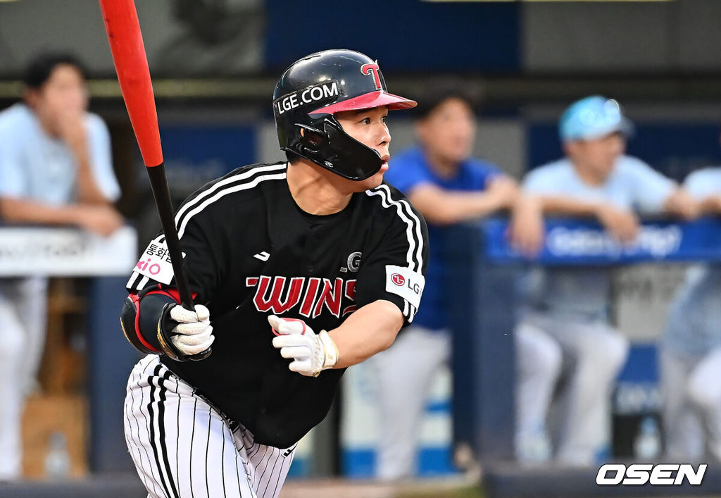 LG 트윈스 문성주 057 2025.08.01 / foto0307@osen.co.kr